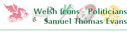 Welsh Icons - Politicians
Samuel Thomas Evans