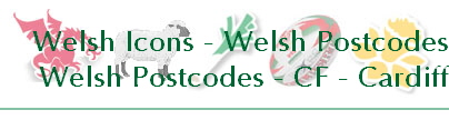 Welsh Icons - Welsh Postcodes
Welsh Postcodes - CF - Cardiff