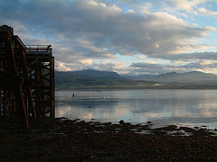 Taken by Beaumaris pier and looking across the Menai Straits