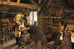 Blacksmith at work