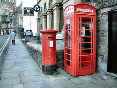 Conwy has hung on to its red telephone boxes 