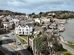 Conwy quay, taken from Conwy Castle. 