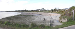 A panoramic shot of Penmon on Anglesey, looking towards Beaumaris