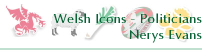 Welsh Icons - Politicians
Nerys Evans