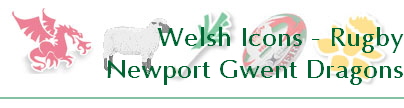 Welsh Icons - Rugby
Newport Gwent Dragons