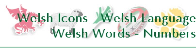 Welsh Icons - Welsh Language
Welsh Words - Numbers
