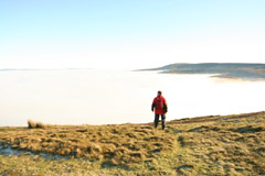 Cloud inversion, Mynydd Pen y Fan