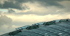 The Great Glasshouse is a spectacular dome and is the largest single span glasshouse in the world