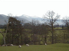 Central Beacons from the Usk Valley