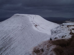 Pen y Fan from Corn Ddu Brecon Beacons