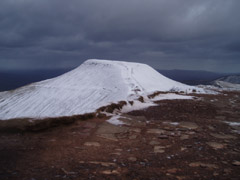 Pen y Fan from Corn Ddu Brecon Beacons