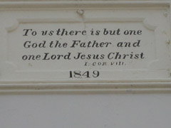 Chapel Inscription, Carmarthen