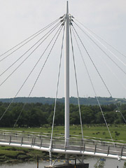 Carmarthen's new footbridge 