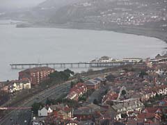 Colwyn Bay Pier from Bryn Euryn