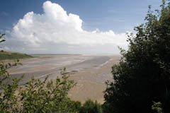 The view from Llansteffan Castle