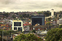 Newport - Towers From Christchurch Road