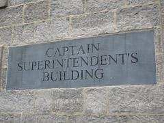 Captain Superintendent's Building Nameplate, Pembroke Dock