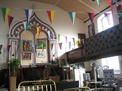 Inside the former Baptist Chapel, Pembroke