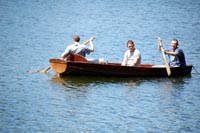 Three Men in a Boat - Roath Park Lake