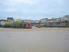 Tenby Harbour from North Beach