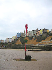 Tenby North Beach marker