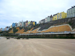 Tenby North Beach renovation work