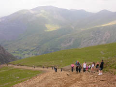 The Llanberis Path above Clogwyn. 