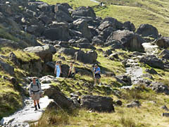 This boulder field is on the PYG Track not far from Pen Y Pass.